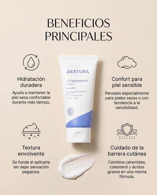 Aestura Atobarrier 365 Cream · Crema Barrera con Ceramidas 80 ml