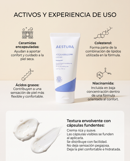 Aestura Atobarrier 365 Cream · Crema Barrera con Ceramidas 80 ml