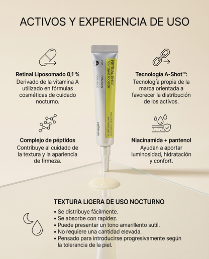 Celimax The Vita-A Retinal Shot Tightening Booster · Sérum Nocturno con Retinal 15 ml