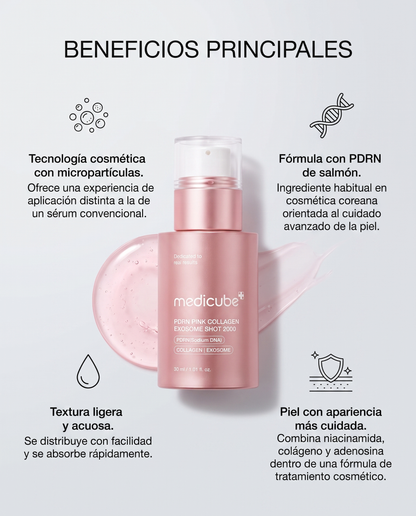 MEDICUBE PDRN Exosome Shot 2000 · Sérum Coreano con PDRN y Microagujas 30 ml