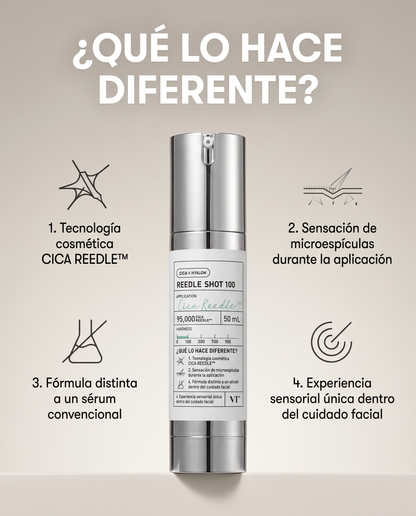 VT Reedle Shot 100 · Sérum Coreano con CICA REEDLE™ 50 ml